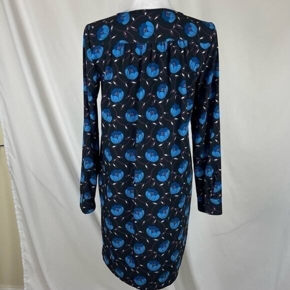 LOFT Bold Floral Print Career Office Work Shift Dress Women's NWOT Size XS - Picture 5 of 12